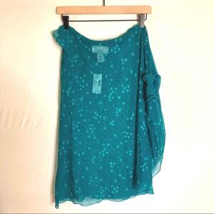 Lane Bryant Venezia Teal Blue Swim Bottom Wrap 3X NWT